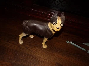 ANTIKE GUSSEISERNE FRANZÖSISCHE BULLDOGGE HUND KUNST STATUE TÜRSTOPPER 9,5 ZOLL - Bild 1 von 5