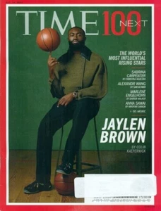 TIME MAGAZINE-2024-NBA-JAYLEN BROWN COVER+TRUMP-VANCE+100 RISING STARS - Imagen 1 de 2