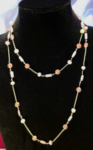 VETEMENTS Collana Vintage Firmata ""Ellen Tracy"" Pulita Pro #771 Estate Find