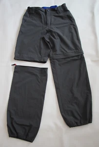Boy Scouts The North Face Convertible Hiking Camping pants shorts sz 10-12 Grey - Picture 1 of 6