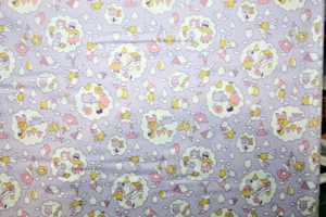 LIBRO DE CUENTOS - RIMAS INFANTILES EN MORADO - TELA 100% ALGODÓN  - Imagen 1 de 3