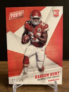2017 Panini Black Friday Rookie /399 Kareem Hunt #58 Rookie RC Chiefs NM MINT - Picture 1 of 10