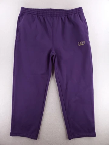 ECU East Carolina Pirates Sweatpants Mens Sz XL Purple Sweats Athleisure Comfort Cover