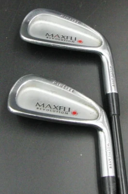 Set of 2 x Maxfli Revolution Irons 4 & 6 Regular Graphite Shaft Golf Smith Grip - Image 1 of 4