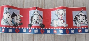 Disney dalmatians dog wall border roll partial kids peel & stick 5ft new - Picture 1 of 2