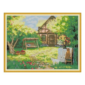 Howie's Needlepoint 11CT Stamped Cross Stitch Kits,Pre-Printed Embroidery Cra... - Picture 1 of 1
