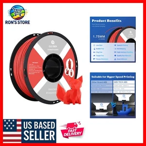 Durable 3D Printer Filament ABS Rapido 1kg Spool - Low Odor & Bubble Free - Picture 1 of 10