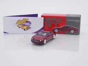 TSM MINI GT MGT00420-L # Bentley Continental GT Speed LHD " candy red " 1:64 NEU - Picture 1 of 3