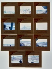 1962 Indianapolis 500 35mm Slide LOT x11 - Gene Hartley? 1960's Indy Racing