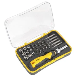 Juego de destornillador de trinquete y zócalo Siegen S0979 45 piezas - Imagen 1 de 5