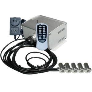 Fibre Optic Downlight Kit 5 Fittings - Picture 1 of 5