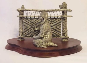 C.A. Pardell Legends 1990 'Chief's Blanket' Limited Edition Sculpture #165/950 - Picture 1 of 6