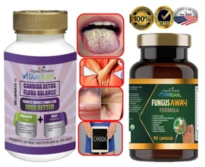 Candida Support Probiotics cleanse fungus Albicans pack capsules colon detox - Picture 1 of 12