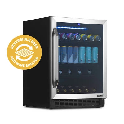 Reacondicionado por el fabricante - Newair FlipShelf 24" 179 lata o 49 botellas incorporadas Foto 1 de 4