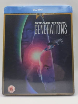 Star Trek Generations Blu-ray Steelbook 50th Anniversary. New Sealed - Image 1 of 4
