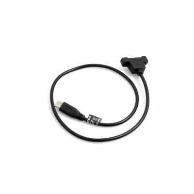 System-S USB Typ C auf Micro USB Kabel Panel Mount 50cm - Bild 1 von 3