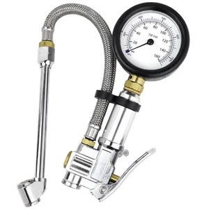 Universal Econ Dial Tire Pressure Gauge/Inflator, 160 PSI, Lifetime Warranty - Picture 1 of 1