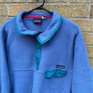Vintage 2002 Patagonia Snap T Fleece Jacket Large - Picture 1 of 9