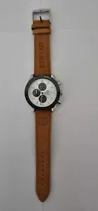 BENYAR Men Watch Waterproof 30 m Quartz Chrono, Silver Black, Su... - Picture 1 of 5