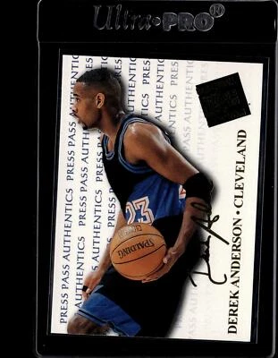 1998 Press Pass Authentics #44 Derek Anderson - Image 1 of 2