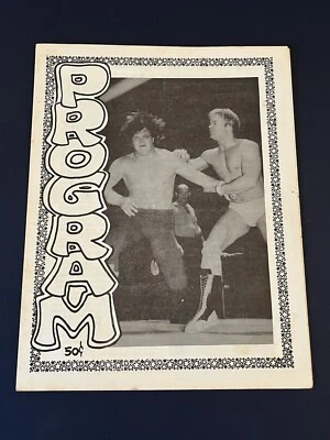 RARE Championship Memphis Wrestling Program Dutch Mantell Louisville WWE Card 53 - Image 1 of 4