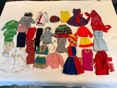Vintage Barbie Doll CLOTHES LOT OF 11 Items Original Mattel 1960s, All Clean - Image 1 of 4