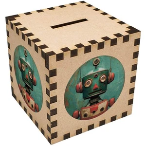 'Surprised Robot' Money Box / Piggy Bank (MB00109554) - Picture 1 of 4