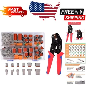 Comprehensive 12 Kit DT Connector and Crimper Set - Perfect for Automotive Use - Picture 1 of 10