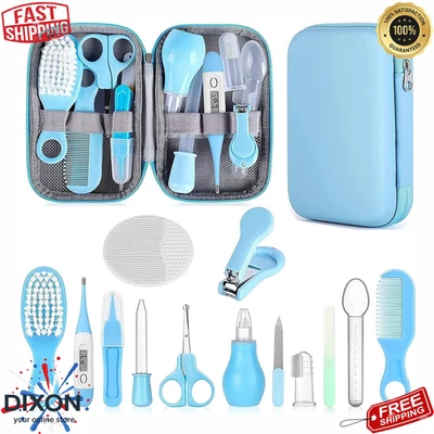 Kit de higiene infantil 14 em 1 conjunto de cuidados infantis com pincel pente cortador de unhas - Imagem 1 de 4