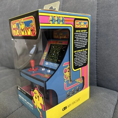 My Arcade Ms.Pac-Man Micro Player - Blue/Pink - Image 1 of 3