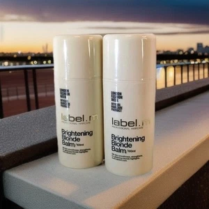 2x LABEL.M BRIGHTENING BLONDE BALM 100ML PROFESSIONAL HAIRCARE Free Shipping - Picture 1 of 3