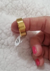 Men's Traditional Gold  Wedding Ring - Guys Wedding Ring - Picture 1 of 10