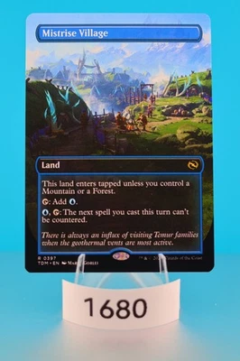 MTG Mistrise Village (Borderless) Tarkir: Dragonstorm Regular #397 - Image 1 of 2