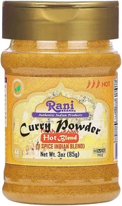 Tarro de PET Rani Curry Polvo Suave (10 Especias Auténtica Mezcla India) 3Oz (85G) ~ Todo - Imagen 1 de 8