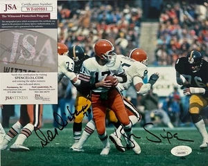 Brian Winfield Sipe Cleveland Browns signed Autogramm 10x8 Foto JSA COA - Bild 1 von 7