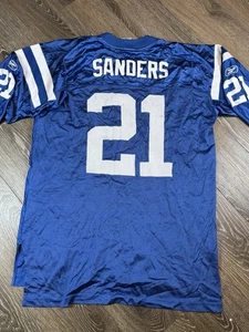Vintage Reebok Indianapolis Colts Bob Sanders #21 Jersey Mens Large Blue - Picture 1 of 8