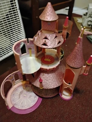 Disney Store Polly Pocket Princess Castle Sleeping Beauty Pink - Image 1 of 3