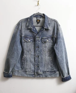 EUC Vintage L Damen Lee Light Wash Denim Trucker Jacke - Bild 1 von 7