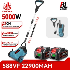 Akku Rasentrimmer Rasenmäher Elektromäher Mäher 21cm Schnittbreite Bürstenloser  - Bild 1 von 23