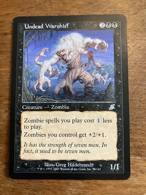 MTG Undead Warchief Scourge Regular Magic the Gathering - NM - Image 1 of 2