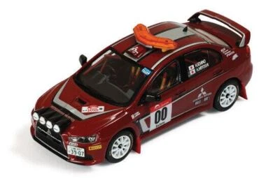1/43 IXO RAM449 Mitsubishi Lancer Evo X 2007 Rally Japan #00 Miyoshi & Ichino - Image 1 of 3