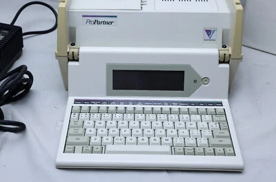 Varitronics ProPartner adhesive thermal label printer - red on clear strip - Image 1 of 4