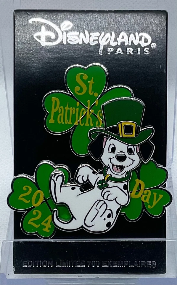 Prendedor Disney DLP 2024 Día de San Patricio 101 Dálmatas LE 700 Foto 1 de 1