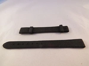 New Authentic Cartier OEM Tank strap Black Ottoman Noir band,12/10 12mm - Picture 1 of 2
