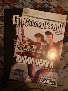 Game Manual & Poster - Guitar Hero 2/II - Xbox 360 *99p FLASH SALE* - Picture 1 of 7
