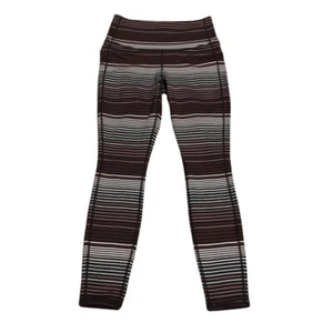 Athleta Leggings XSP Striped Multicolor High Wide Waist Cropped - Picture 1 of 10
