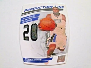 2010 Donruss Production Line Tyreke Evans Sacramento Kings Game-Worn Relic # - Bild 1 von 2
