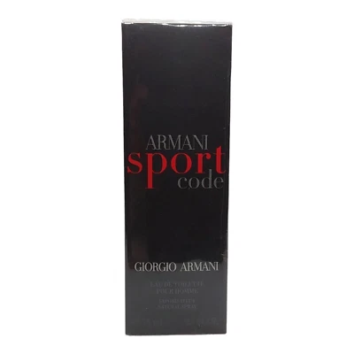 Perfume de hombre Giorgio Armani Sport Code Eau De Toilette Pour Homme 2,5 oz 75 ml EDT Foto 1 de 4