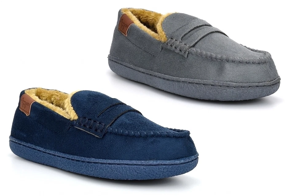JO & JOE Zapatillas de mocasín para niños Zapatillas sin cordones Alfombra Junior Infantil Cálido