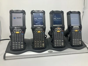 Lot 4 Symbol Motorola MC92N0-GJ0SXERA5WR Wireless Barcode Scanner c/w Cradle - Picture 1 of 6